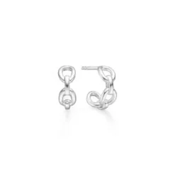 MADS Z POSH ØRERINGE SØLV LED 12 MM - 2110064