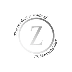 MADS Z POSH ØRERINGE SØLV LED 12 MM - 2110064