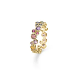 MADS Z RING LUXURY RAINBOW 14 KARAT GULD - 1544062