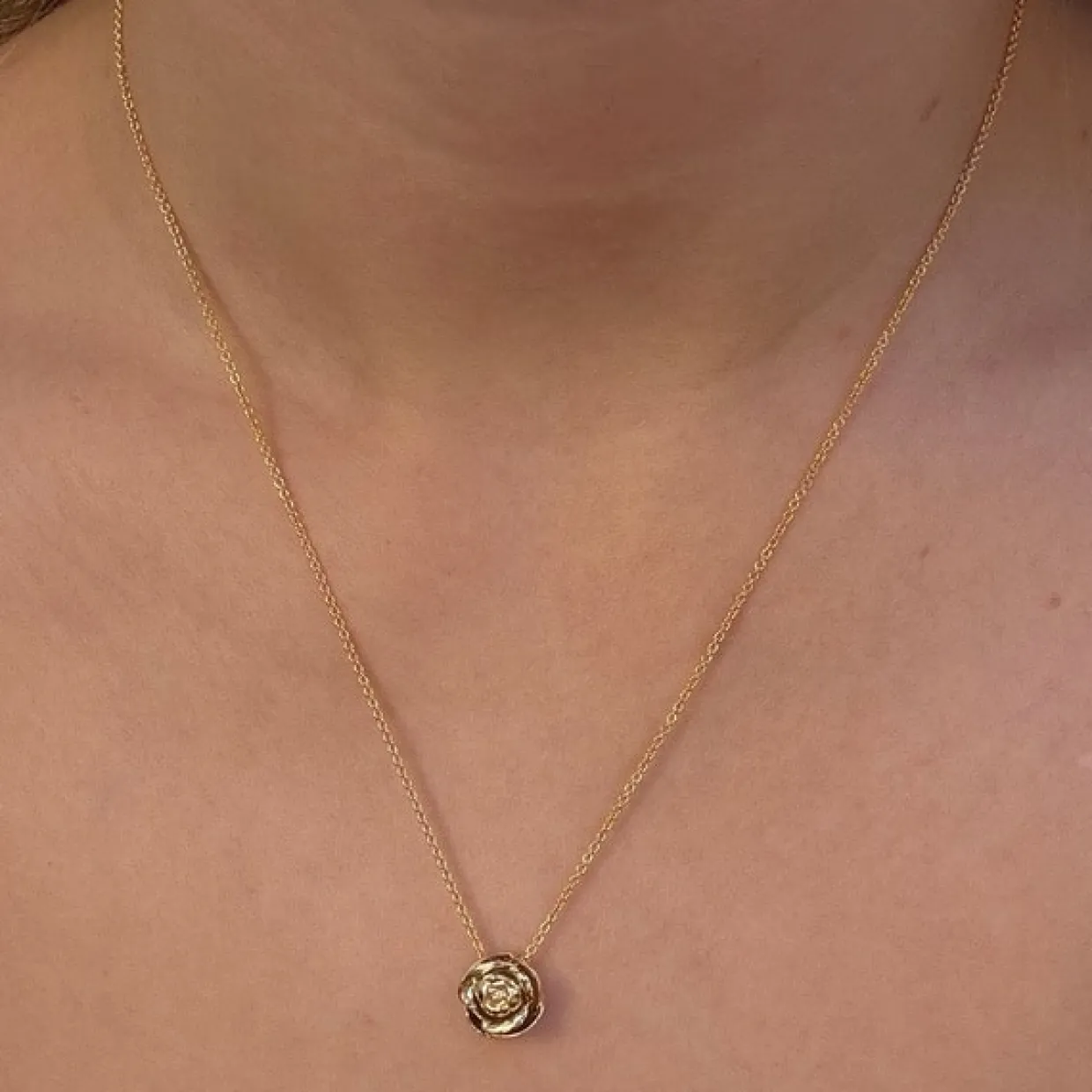 MADS Z ROSALIE VEDHÆNG 8 KARAT MED FORGYLDT KÆDE- 3330156