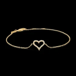 MADS Z TENDER HEART 14 KARAT GULD ARMBÅND MED DIAMANTER 0,12 W/SI - 1551312