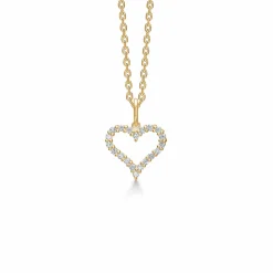 MADS Z TENDER HEART 14 KARAT HJERTE MED BRILLIANTER - 1531320
