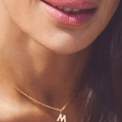 MADS Z TENDER LOVE O VEDHÆNG I 14 KARAT GULD MED BRILLANTER - 1531100-O