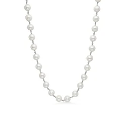MADS Z TREASURE HALSKÆDE SØLV MED KULTURPERLER - 2123005
