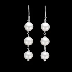 MADS Z TREASURE SØLV ØRERINGE MED PERLE - 2113006