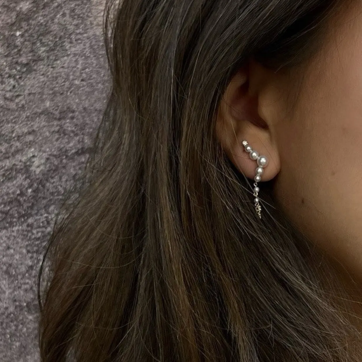 MADS Z UNICORN ØRERINGE 14 KARAT GULD MED PERLER OG BRILLANTER - 1513073