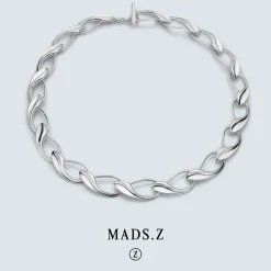 MADS Z WINELINK HALSKÆDE SØLV 45 CM - 2120016