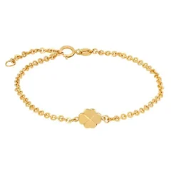 NOA KIDS 8 KARAT GULD ARMBÅND MED FIRKLØVER - 80820950300