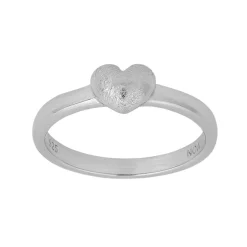 NOA KIDS RING SØLV HJERTE - 134 001