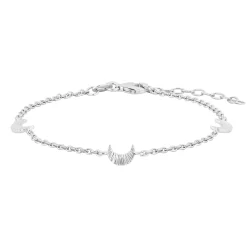 NORDAHL ACTOR52 SØLV ARMBÅND MED MÅNER - 80260090900