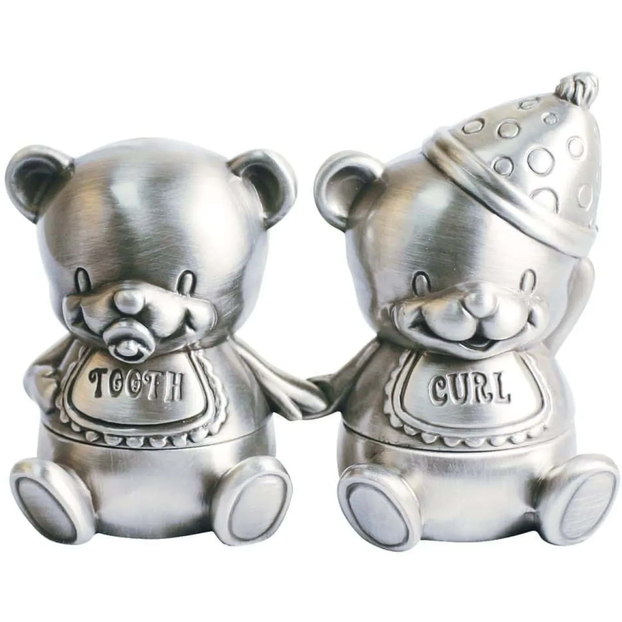 NORDAHL ANDERSEN FORTINNET ÆSKE TIL FØRSTE TAND OG HÅRLOK MED BAMSER - 96015473129