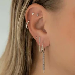 NORDAHL ANDERSEN ØRERING SØLV LINEHOOP52 CREOL - 30257500900