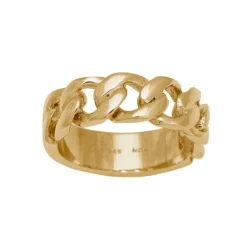 NORDAHL JEWELLERY PANZER52 SØLV FORGYLDT RING 7 MM - 125 311-3