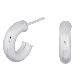 NORDAHL JEWELLERY SIMPLE52 RHODINERET SØLV CREOL 15 MM - 325 663