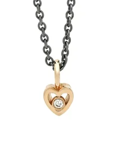 PER BORUP 14 KARAT GULD VEDHÆNG MED 0,02 TW/SI BRILLIANT - 943VX