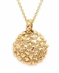 PER BORUP 14 KARAT VEDHÆNG HEARTS - 1083V