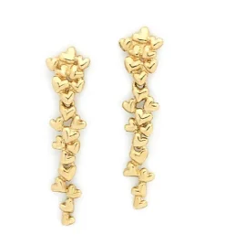 PER BORUP HEART ØRERINGE 14 KARAT GULD - 963Ø