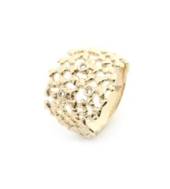 PER BORUP HEART RING 14 KARAT GULD MED BRILLANTER - 937RX