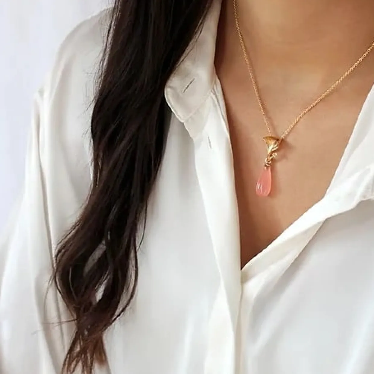 PER BORUP KAYA VEDHÆNG 14 KARAT GULD - 1146VX