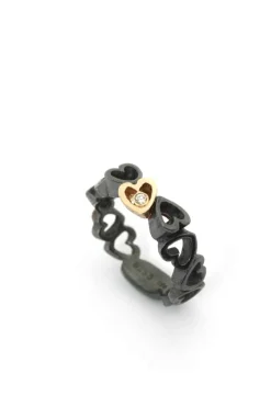 PER BORUP RING OPEN YOUR HEART SØLV - 961RSX