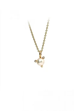 PER BORUP TWIGS VEDHÆNG 14 KARAT GULD MED PERLE - 1101VX