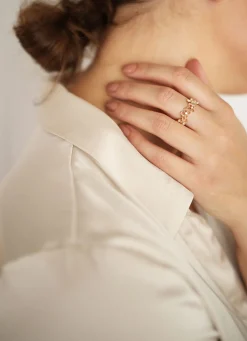 PER BORUP VIOLINA RING 14 KARAT GULD MED BRILLANTER - 947RX