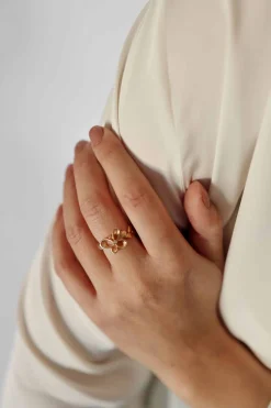 PER BORUP VIOLINA RING 14 KARAT GULD MED BRILLANT - 720RX