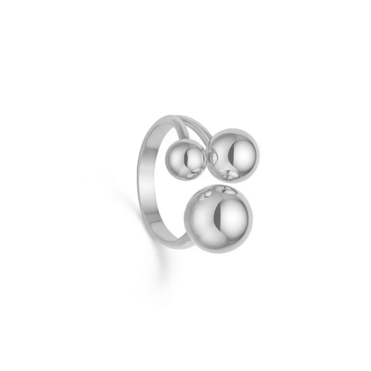 RANDERS SØLV KUGLERING MED TRE KUGLER - 242708