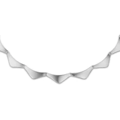 RANDERS SØLV MODERNE STILREN HALSKÆDE I SØLV 45 CM - 98407