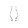 RANDERS SØLV ØRERINGE SØLV DRÅBEFORMET - 245213