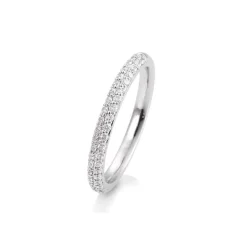 SAINT MAURICE ETERNITY RING 14 KARAT HVIDGULD RING MED 0,30 CARAT - 4184100-0