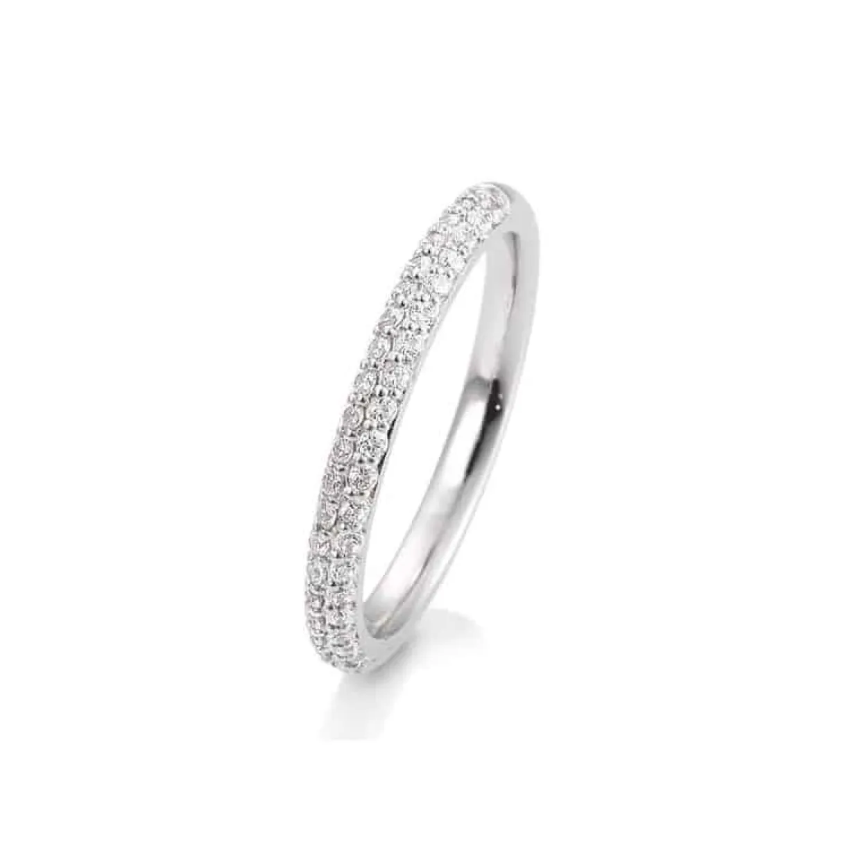 SAINT MAURICE ETERNITY RING 14 KARAT HVIDGULD RING MED 0,30 CARAT - 4184100-0