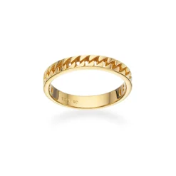 SCORUPLES RING SØLV FORGYLDT MED PANSER - 726202