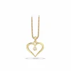 SCOUPLES VIDA HJERTE 8 KARATS GULD MED 0,03 CT DIA - 2823,03