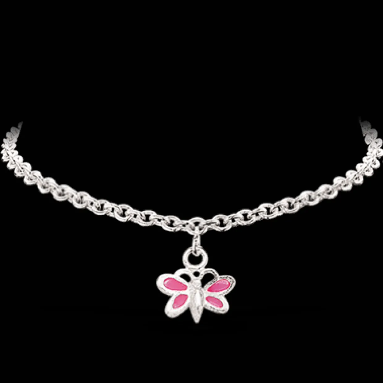 SCROUPLES ARMBÅND SØLV MED SOMMERFUGL - 671382