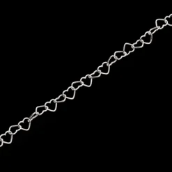 SCROUPLES ARMBÅND SØLV MED HJERTER - 609672