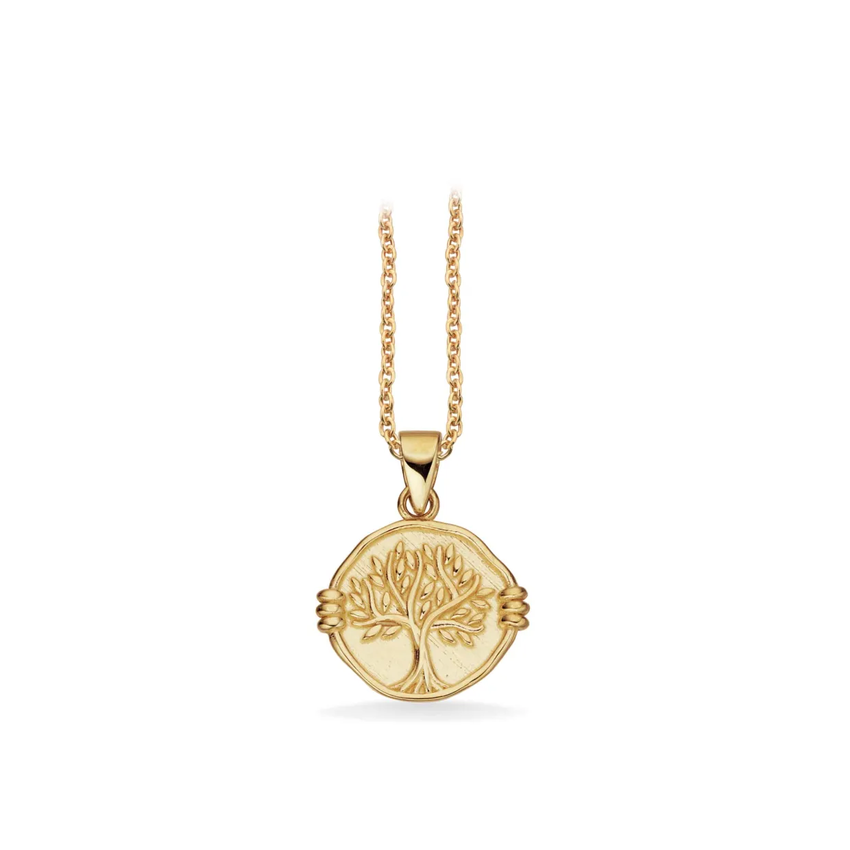 SCROUPLES HALSKÆDE MED 8 KARAT LIVETS TRÆ VEDHÆNG - 214013