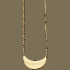 SCROUPLES HALSKÆDE SØLV FORGYLDT - 230062