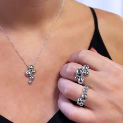 SCROUPLES HALSKÆDE SØLV KUGLER - 238112