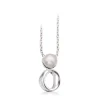 SCROUPLES HALSKÆDE SØLV MED PERLE - 237192
