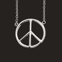 SCROUPLES HALSKÆDE SØLV PEACE - 35492,42