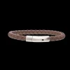 SCROUPLES HERRE ARMBÅND BRUN LÆDER 21 CM - 03001,21