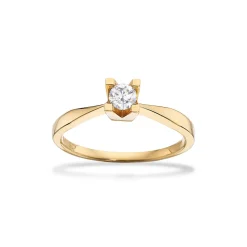SCROUPLES KLEOPATRA 14 KARATS GULD RING 0,20 BRILLANT - 7135,20