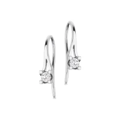 SCROUPLES KLEOPATRA ØREHÆNGER 14 KARAT HVIDGULD MED BRILLANT - 1126,20