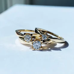 SCROUPLES KLEOPATRA RING RØDGULD MED BRILLANT 0,10 CT - 7135,10