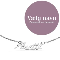 SCROUPLES NAVNEHALSKÆDE I SØLV - 207722,X