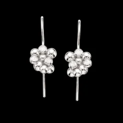 SCROUPLES ØRERINGE BØJLE SØLV MED ZIRKONIA - 153802