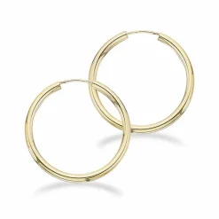 SCROUPLES ØRERINGE CREOL 8 KARAT GULD 30 MM- 1303