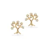 SCROUPLES ØRERINGE LIVETS TRÆ SØLV FORGYLDT - 154762