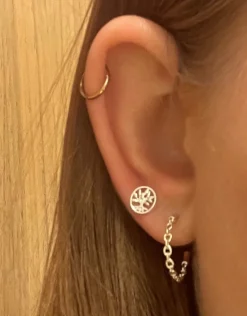 SCROUPLES ØRERINGE LIVETS TRÆ SØLV - 159212